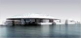 A computer image of the Louvre Abu Dhabi, designed by the French architect Jean Nouvel